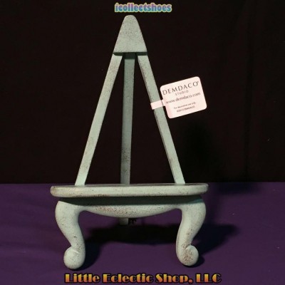 Demdaco 102337 Green Distressed Wood Display Easel for Wall Art or Plaques 638713236708  401574790449
